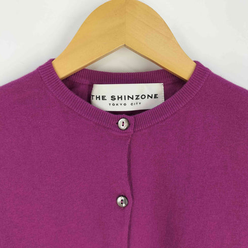 ザシンゾーン THE Shinzone カシミヤ混 クルーネックカーディガン レディース FREE