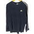 アディダス adidas トレフォイルロゴ スリーストライプ スリーブ ワッフル クルーネック L/S Tシャツ メンズ import:L