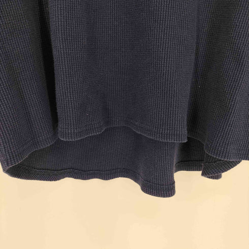 アディダス adidas トレフォイルロゴ スリーストライプ スリーブ ワッフル クルーネック L/S Tシャツ メンズ import:L