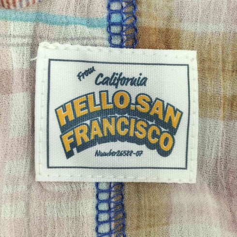 チャオパニックティピー CIAOPANIC TYPY HELLO.SANFRANCISCO シアーチェックパッチワークキャミワンピ レディース ONE SIZE