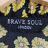 BRAVE SOUL フラワープリント 半袖 フリル チュニックワンピース レディース JPN:S