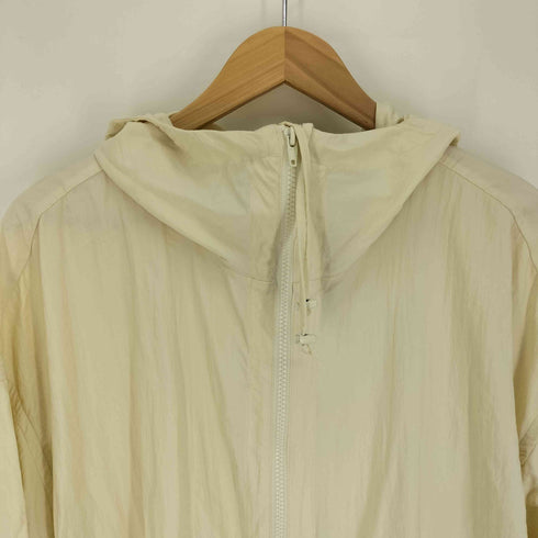 ザラ ZARA ジップアップ ナイロン フーデッド コート レディース M-L