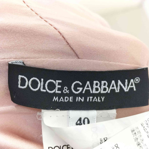 ドルチェアンドガッバーナ DOLCE&GABBANA Vネック ドレス ワンピース レディース 40