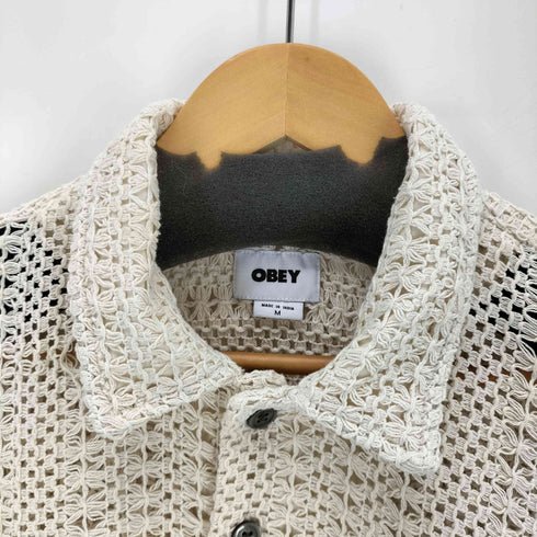 オベイ OBEY Harison Lace Short Sleeve Shirt メンズ JPN:M
