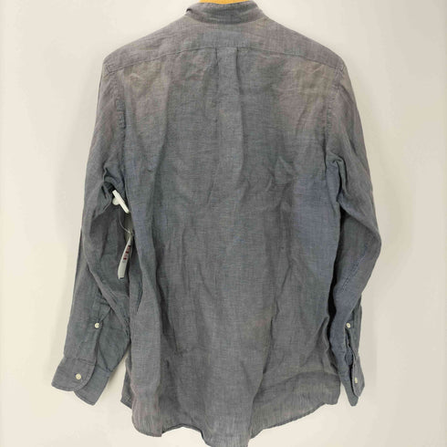 インディヴィジュアライズドシャツ individualized shirts Pure Linen バンドカラー リネン シャツ メンズ 14 1/2