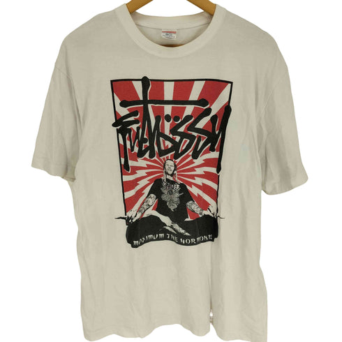 ユナイテッドアスレ UNITED ATHLE バンドプリント S/S クルーネック Tシャツ メンズ JPN:XL