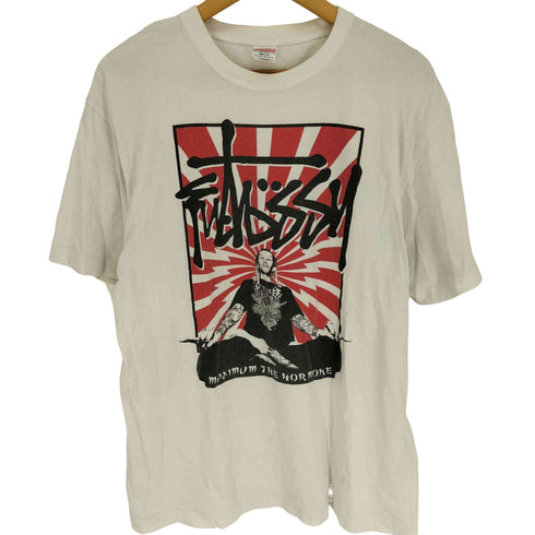 ユナイテッドアスレ UNITED ATHLE バンドプリント S/S クルーネック Tシャツ メンズ JPN:XL