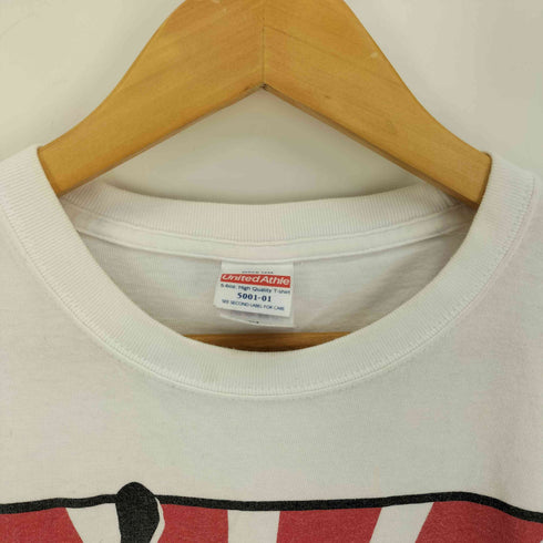 ユナイテッドアスレ UNITED ATHLE バンドプリント S/S クルーネック Tシャツ メンズ JPN:XL