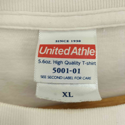 ユナイテッドアスレ UNITED ATHLE バンドプリント S/S クルーネック Tシャツ メンズ JPN:XL