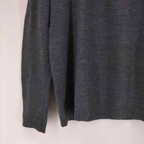 DE BONNE FACTURE リネンウール混クルーネックニット メンズ import:L