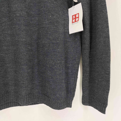 DE BONNE FACTURE リネンウール混クルーネックニット メンズ import:L