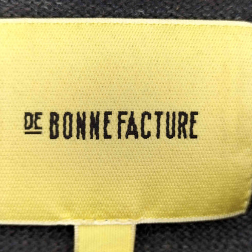 DE BONNE FACTURE リネンウール混クルーネックニット メンズ import:L