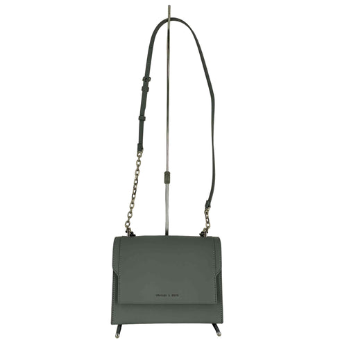 チャールズアンドキース CHARLES&KEITH フロントフラップ チェーンハンドルクロスボディバッグ レディース S