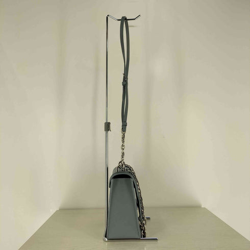 チャールズアンドキース CHARLES&KEITH フロントフラップ チェーンハンドルクロスボディバッグ レディース S
