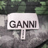 ガニー Ganni Printed Cotton High Ruffle Collar Blouse レディース