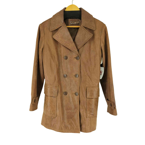 ゲス GUESS レザー ハーフコート レディース JPN:M