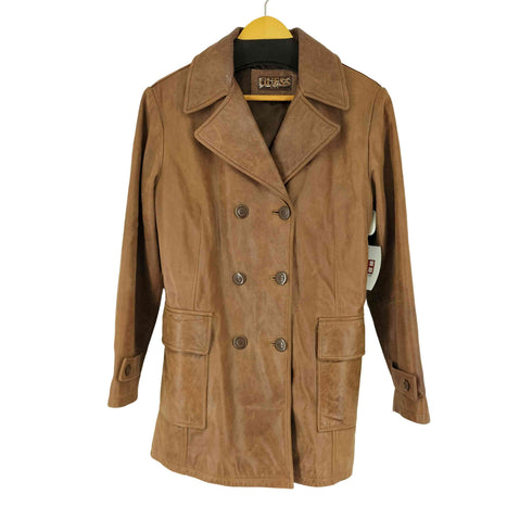 ゲス GUESS レザー ハーフコート レディース JPN:M