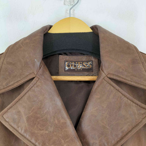 ゲス GUESS レザー ハーフコート レディース JPN:M