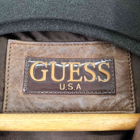 ゲス GUESS レザー ハーフコート レディース JPN:M