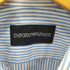 エンポリオアルマーニ EMPORIO ARMANI 比翼 コットン ストライプシャツ メンズ 37 14%