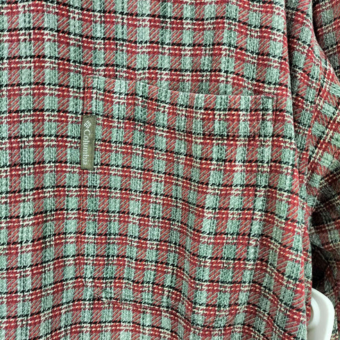 コロンビア Columbia ワンポケット ボタンダウンL/Sチェックシャツ メンズ JPN:L
