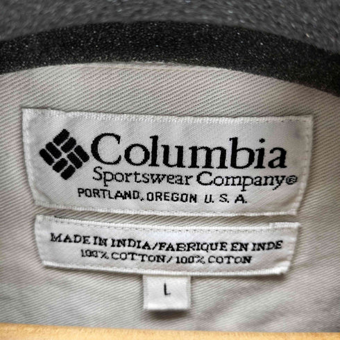 コロンビア Columbia ワンポケット ボタンダウンL/Sチェックシャツ メンズ JPN:L