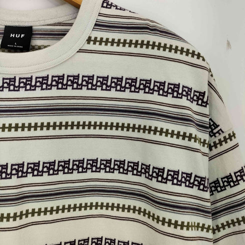 ハフ HUF TETHER STRIPE TEE メンズ JPN:L