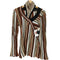 マメクロゴウチ Mame Kurogouchi Stripe Jacquard High Neck Knitted Top セーター レディース 1
