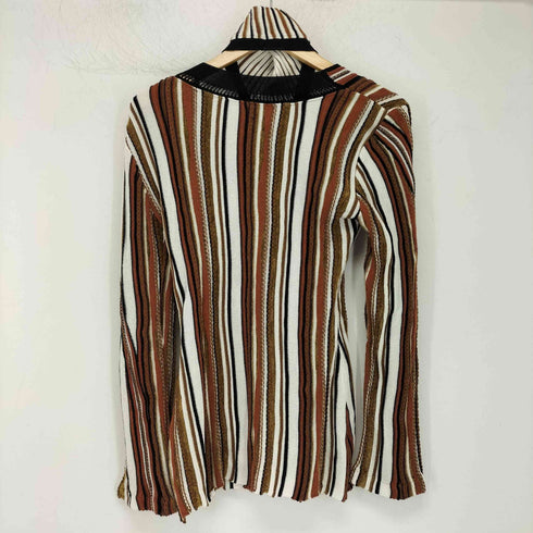 マメクロゴウチ Mame Kurogouchi Stripe Jacquard High Neck Knitted Top セーター レディース 1