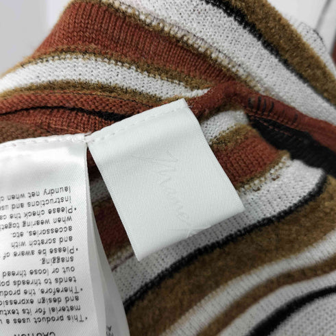マメクロゴウチ Mame Kurogouchi Stripe Jacquard High Neck Knitted Top セーター レディース 1