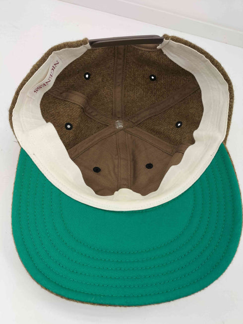ナイスネス NICENESS MANHOLE 別注 SHAWN Wool 6 Panel Cap メンズ