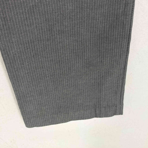 バーバリーブラックレーベル BURBERRY BLACK LABEL ホース刺繍ストライプブッシュパンツ メンズ 76