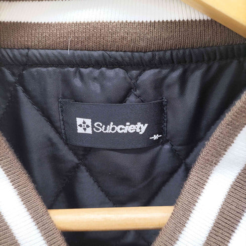 サブサエティ Subciety nylon stadium jkt メンズ import:M