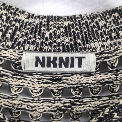 NKNIT コットンメッシュニットポロシャツ レディース