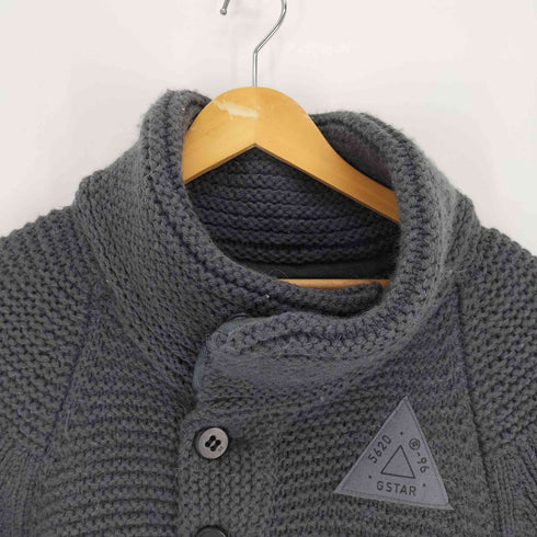 ジースターロー G-STAR RAW BATTLE CARDIGAN KNIT 変形ニットカーディガン レディース import:S