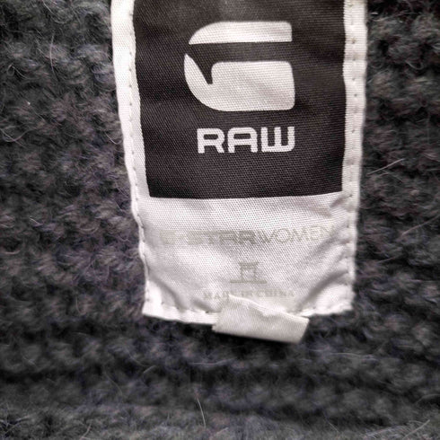 ジースターロー G-STAR RAW BATTLE CARDIGAN KNIT 変形ニットカーディガン レディース import:S