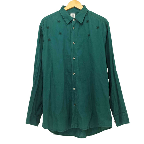 イッセイミヤケハート ISSEY MIYAKE HaaT L/S レギュラーカラー刺繍シャツ メンズ JPN:2