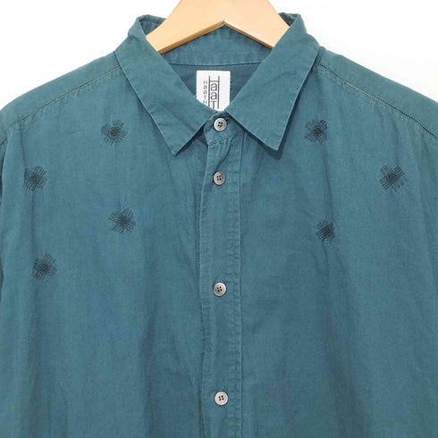 イッセイミヤケハート ISSEY MIYAKE HaaT L/S レギュラーカラー刺繍シャツ メンズ JPN:2