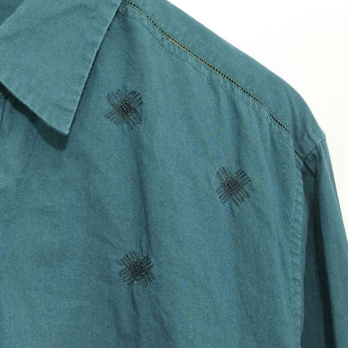 イッセイミヤケハート ISSEY MIYAKE HaaT L/S レギュラーカラー刺繍シャツ メンズ JPN:2