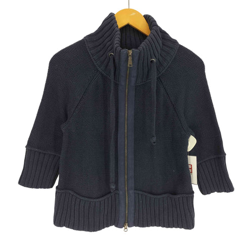 エディーバウアー Eddie Bauer ジップアップ ニット ドライバーズニット レディース import:S