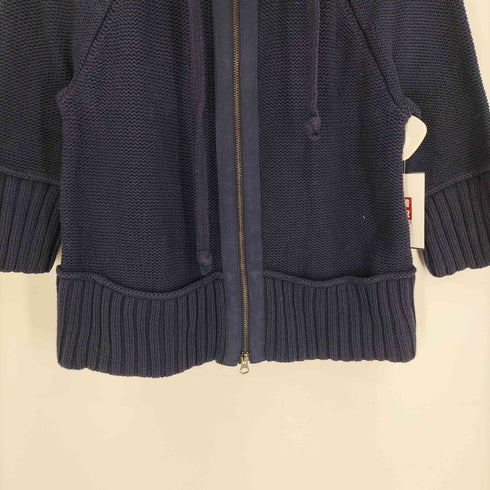 エディーバウアー Eddie Bauer ジップアップ ニット ドライバーズニット レディース import:S