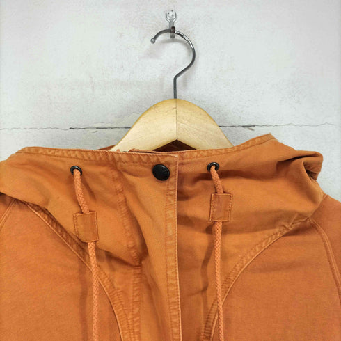 アヴィレックス AVIREX Y2K 短丈 異素材 ジップアップパーカー レディース S