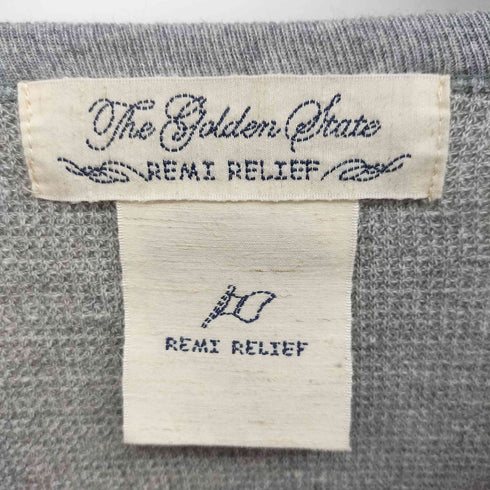 レミレリーフ REMI RELIEF サーマル クルーネック L/S Tシャツ レディース FREE