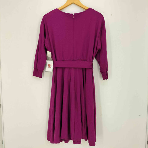 ブルーレーベルクレストブリッジ BLUE LABEL CRESTBRIDGE 長袖 フレアワンピース レディース 36