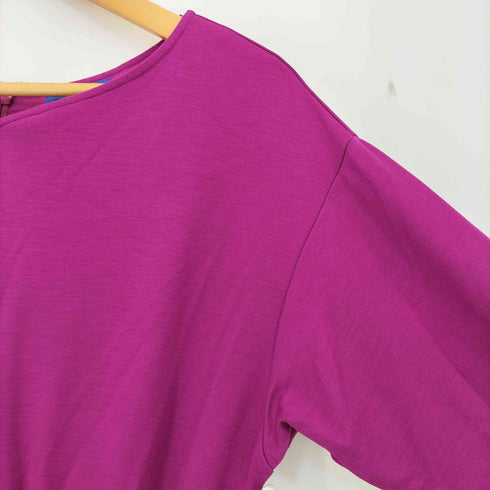 ブルーレーベルクレストブリッジ BLUE LABEL CRESTBRIDGE 長袖 フレアワンピース レディース 36