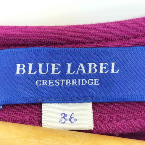 ブルーレーベルクレストブリッジ BLUE LABEL CRESTBRIDGE 長袖 フレアワンピース レディース 36