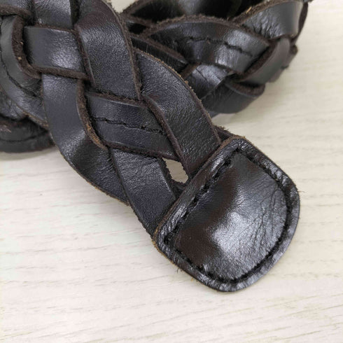 バナナリパブリック BANANA REPUBLIC レザーメッシュベルト メンズ