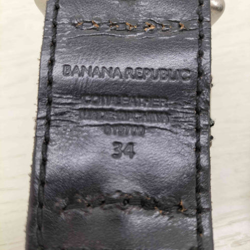 バナナリパブリック BANANA REPUBLIC レザーメッシュベルト メンズ