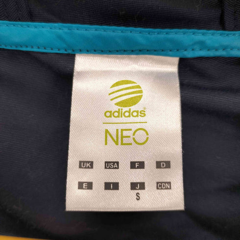 アディダス adidas NEO ロゴ刺繍 3ライン ポリエステル ウィンドブレーカー ジャケット レディース import:S
