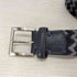 ランバンオンブルー LANVIN en Bleu ウールメッシュベルト メンズ